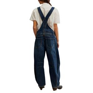 Free People We The Free Good Luck Barrel Dungarees